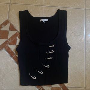 Bdazzled pin tank top